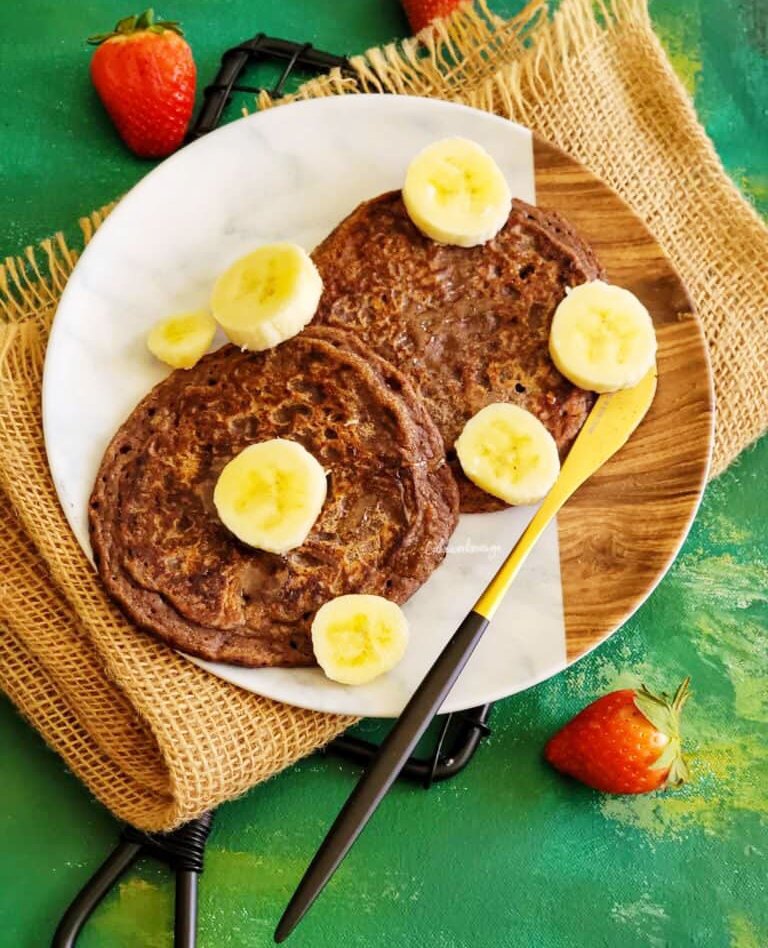 Desi superfoods- Ragi banana pancake