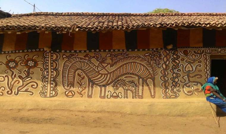 “Khovar Painting of Jharkhand”