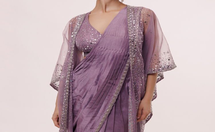 साड़ी केप- saree cape