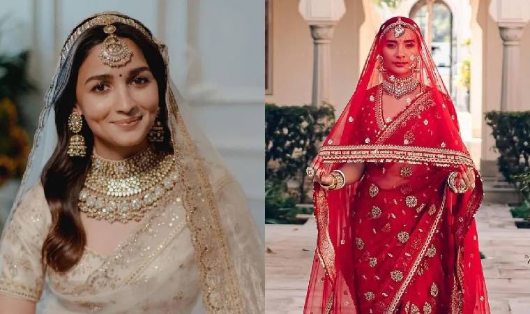 कैप स्टाइल लहंगा