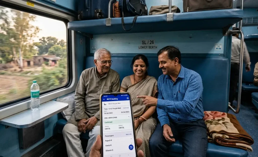 Lower berth booking