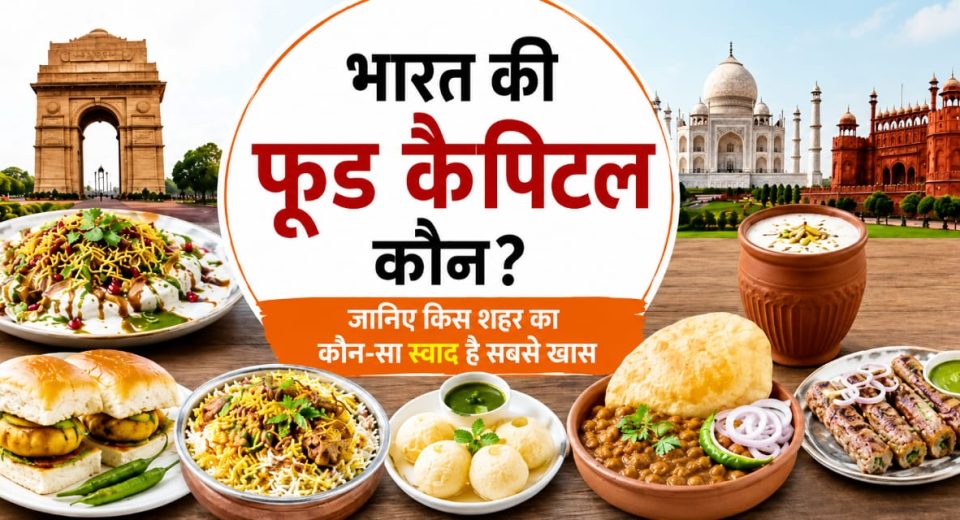 भारत की फूड कैपिटल, इंदौर, दिल्ली, लखनऊ, हैदराबाद और भारत के मशहूर फूड शहरों के प्रसिद्ध व्यंजन