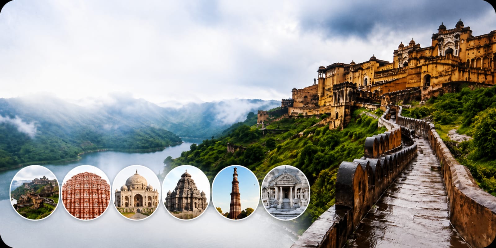मानसून में ऐतिहासिक पर्यटन स्थल