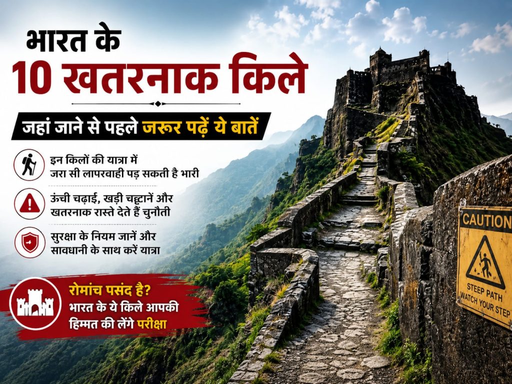 भारत के 10 खतरनाक किले
