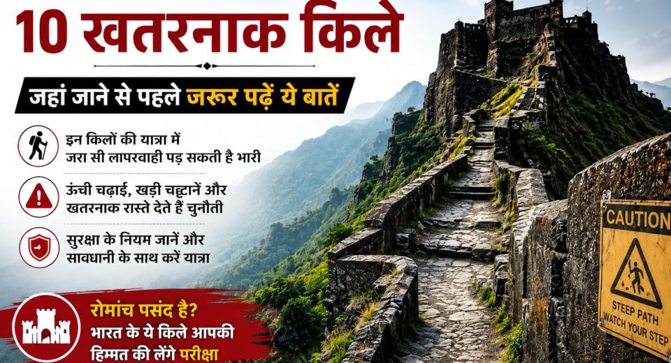 भारत के 10 खतरनाक किले